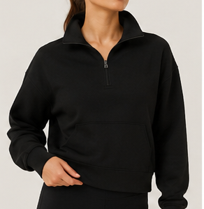 Sudadera deportiva negra